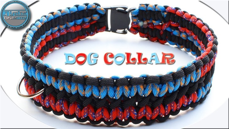 Epic Unique How to make Paracord Dog Collar DIY Paracord Tutorial Hunde Halsband
