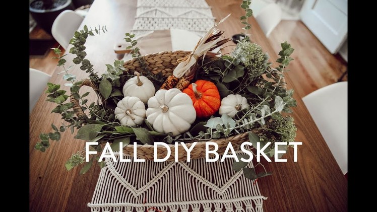 Fall Decor | DIY Fall Basket for CHEAP