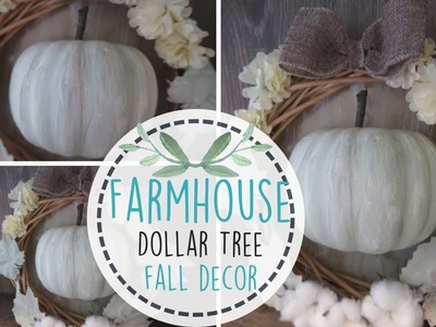 Farmhouse Fall Wall Decor | Dollar Tree DIY | Budget Friendly | $5 DIY | Dollar Tree Farmhouse Decor