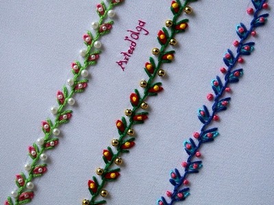 Hand Embroidery: Decorative Stitches #4 | Bordados a mano: Puntadas Decorativas #4 | Artesd'Olga