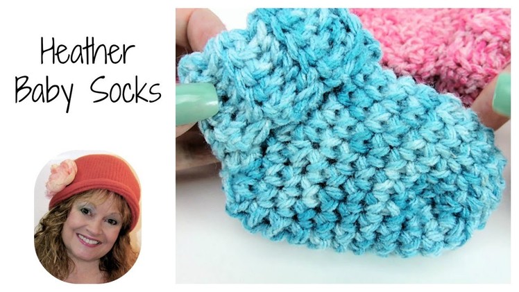 Heather Baby Socks Free Crochet Pattern