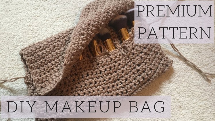 How to Crochet for Beginners: DIY Premium Customizable Makeup Bag