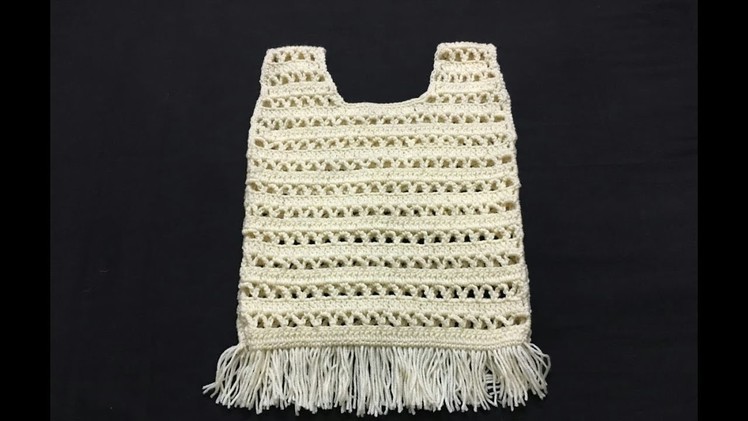 How to Crochet simple Jacket. Vest |CROCHET Sleeveless Girl #Jacket | Vinkam | Lokar Sweater |Hindi