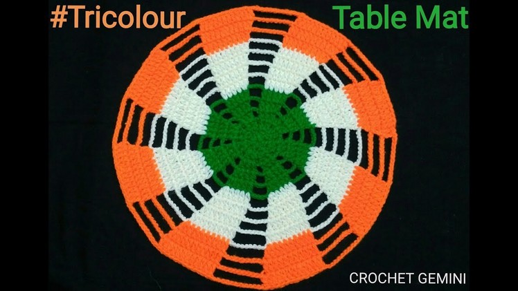 How to Crochet Tablemat. Placemat. Runner| #Vinkam | लोकरी चा #रूमाल| Woolen Thalposh Designs| Doily
