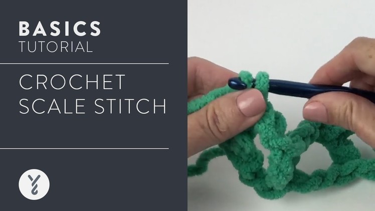 How to Crochet the Scale Stitch