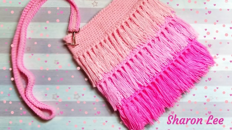 How to Crochet the Triple Layered Fringe Bag