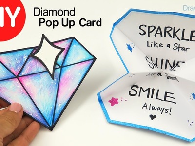 How to Make a Diamond Pop Up Card | DIY Paper Craft