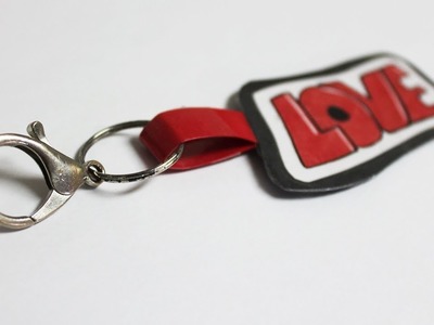How to make a keychain with paper - DIY keychain with name