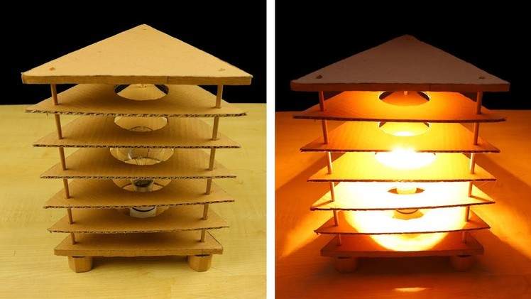 How to Make a Night Lamp - DIY Night Lamp