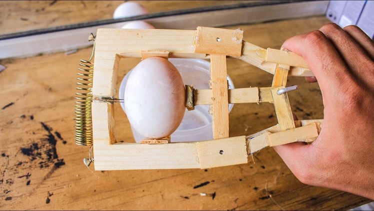 How to make a simple egg opener tool at home diy [tutorial]