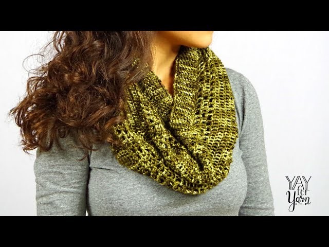 How to Make the Dots & Dashes Cowl - FREE Crochet Pattern | Yay For Yarn