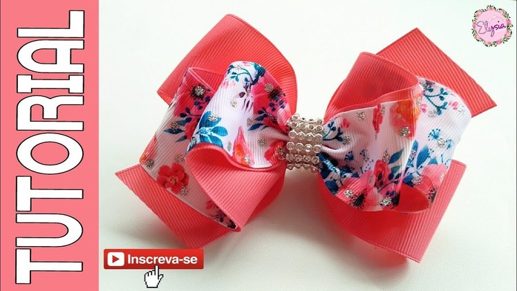 Laço Celia Elysa Ver 2 ???? Ribbon Bow Tutorial ???? DIY by Elysia Handmade