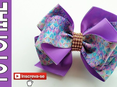 Laço Elysa Fita N9 ???? Ribbon Bow Tutorial ???? DIY by Elysia Handmade