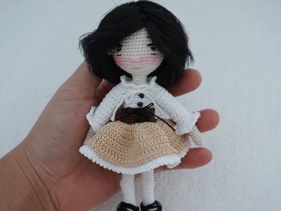 Little doll clothes crochet. miniature doll outfit
