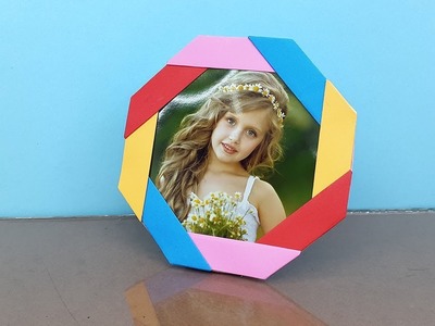 Make Photo Frame out of Paper - DIY Paper Photo Frame Making Ideas
