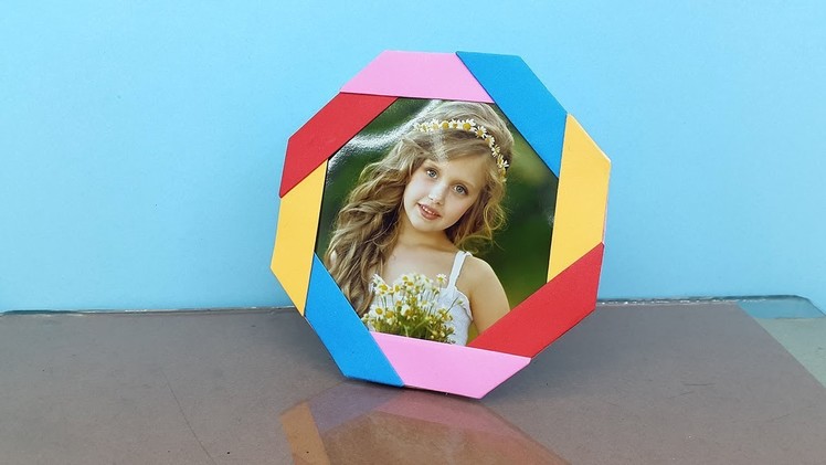 Make Photo Frame out of Paper - DIY Paper Photo Frame Making Ideas