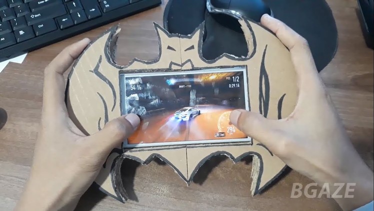 Membuat Gamepad BATMAN Dari Kardus WOW Keren#DIY How TO make Gamepad Batman From Cardboard
