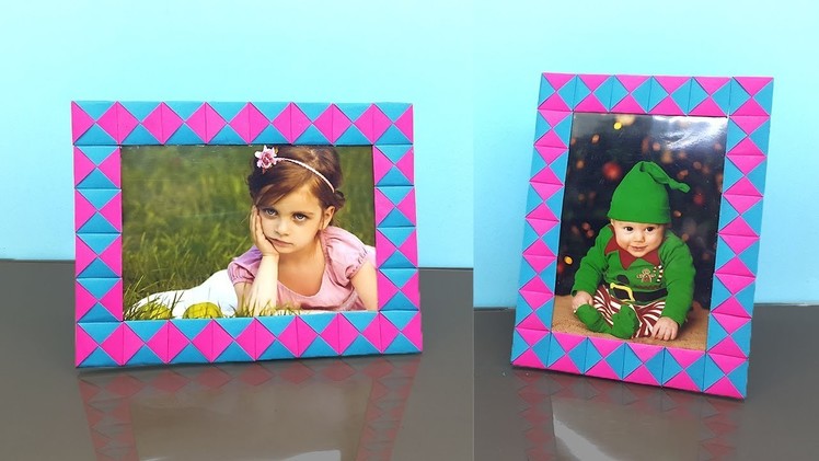 Paper Photo Frame How to Make Easy - DIY Paper Crafts Handmade Photo Frame
