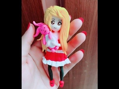 Polymer Clay anime Doll┃Clay Tutorial ┃ DIY Anime Figure