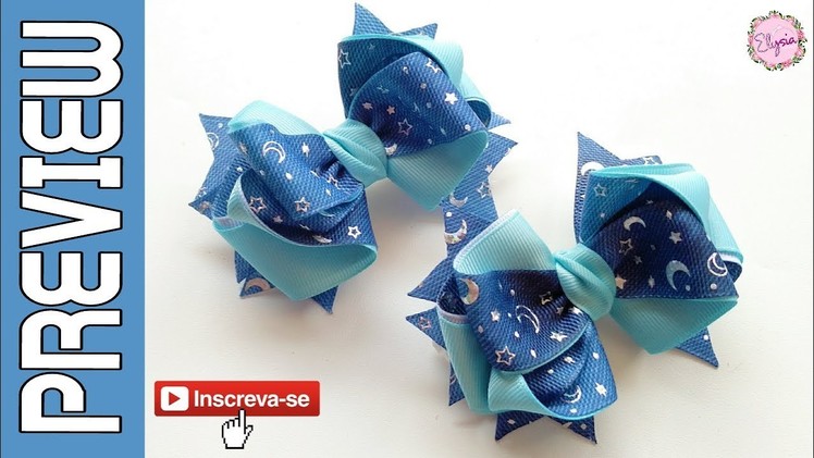 [PREVIEW] Laço Andrea Fita N5 ???? Ribbon Bow ???? DIY by Elysia Handmade