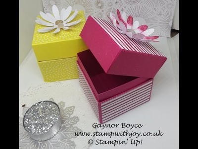 Reinforced Small Trinket Gift Box Stampin' Up!