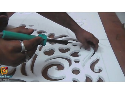 Thermocol Carving Art . .