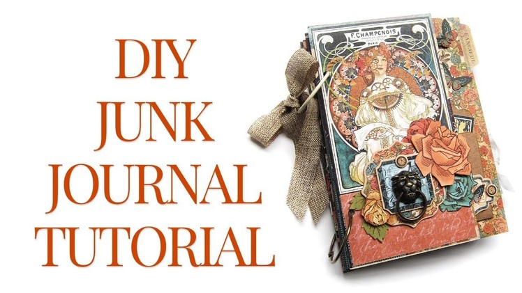 [Tutorial] DIY Junk Journal: Club G45 Vol 9 Featuring Steampunk Debutante