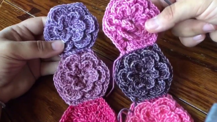 Whip Stitch Join for Hexagons using crochet hook: Happy Little Tree Crochet Blanket