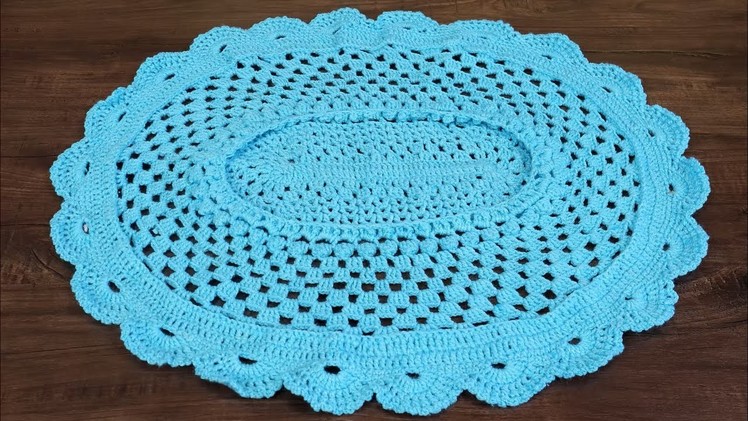 Amazing Crochet Pattern | Beautiful Design Rumal | Woolen Rumal Making | DIY Table Mat | Thalpos