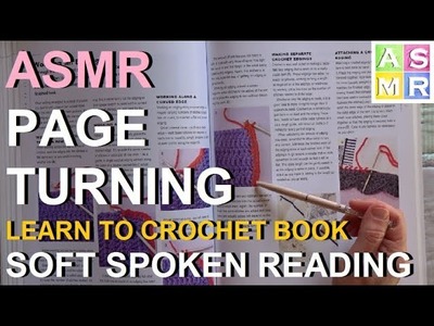 ASMR Page Turning Crochet Book | Soft Spoken