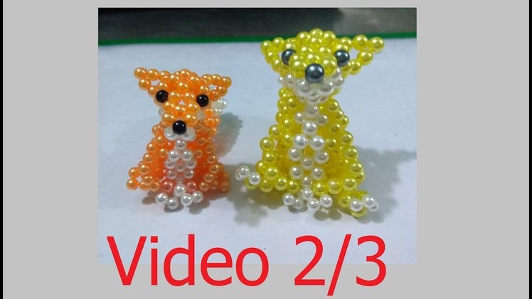 Beads - How to make keychains: fox 2.3 (con cáo)
