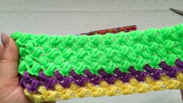 Bean stitch made easy, crochet tutorial