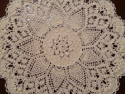 Crochet Doily - Splendid Pineapples Doily Part 3