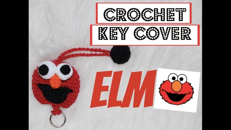 Crochet Elmo Key Cover