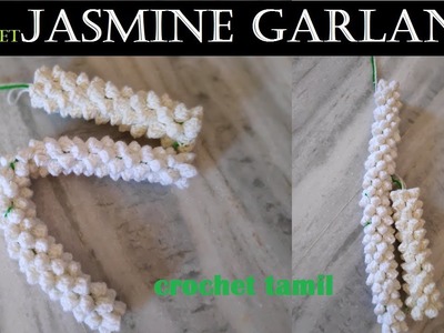 Crochet jasmine garland | CROCHET TAMIL |