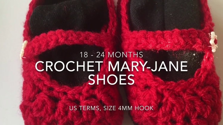 Crochet Mary-Jane Shoes
