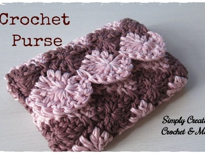 Crochet Purse | Harlequin Stitch in rows