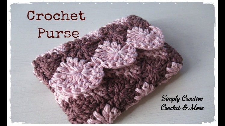 Crochet Purse | Harlequin Stitch in rows