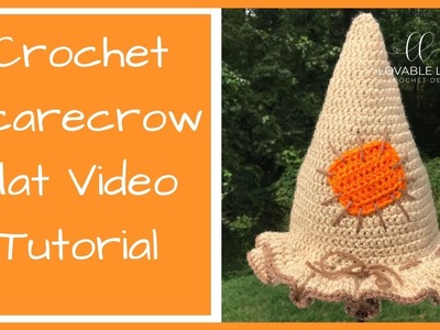 Crochet Scarecrow Hat Pattern Tutorial | How to Crochet a Scarecrow Hat | Wizard of Oz Costume