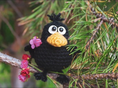 Crochet Tutorial Amigurumi Crow
