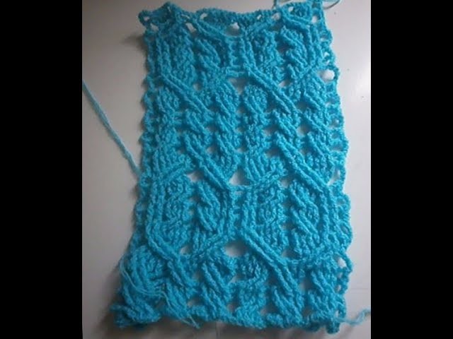 Crochet Two Layer Twisted Stitch