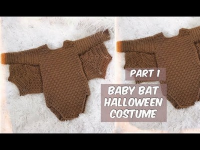 DIY CROCHET BABY BAT COSTUME PART 1