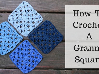 Easy Beginner Level - How To Crochet A Granny Square