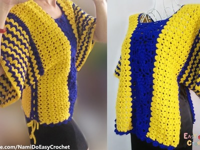 Easy Crochet: Crochet Poncho and Sweater #01