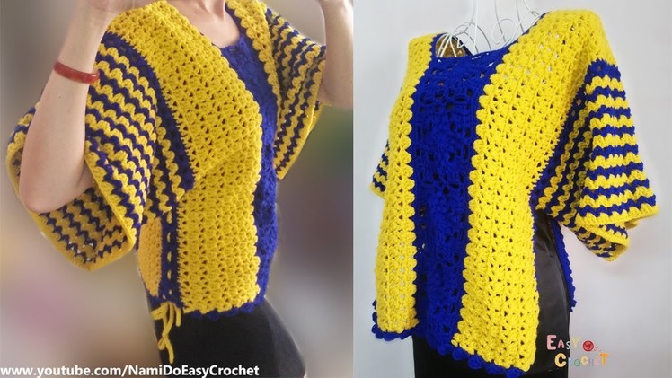 Easy Crochet: Crochet Poncho and Sweater #01