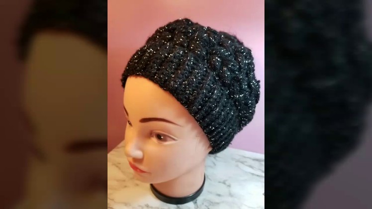 Gorro coletero a crochet