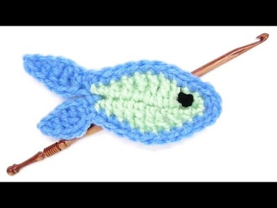 How To Crochet A Cute Little Fish Applique! FREE Pattern In The Show More Below!