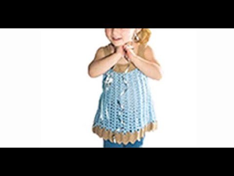 HOW TO CROCHET A LITTLE DRESS FOR A GIRL - EASY AND FAST - BY LAURA CEPEDA