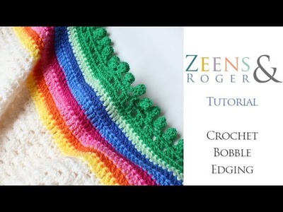 How to Crochet Bobble Edging