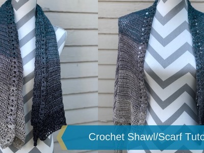 How to crochet : Shawl.Scarf